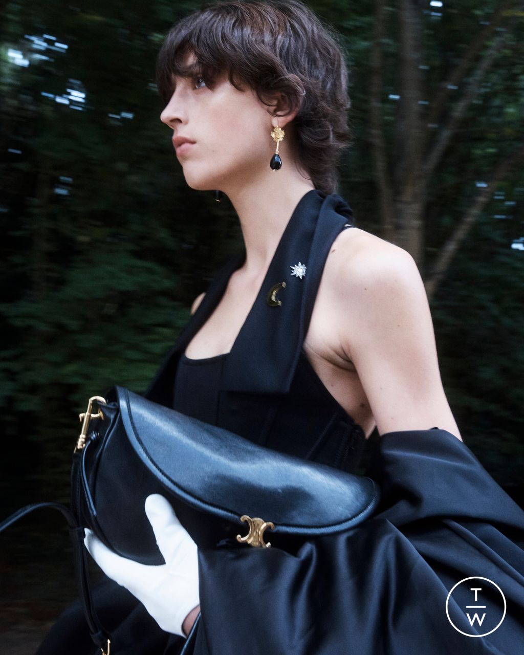 Fashion Week Paris Spring/Summer 2026 look 12 de la collection Celine womenswear accessories