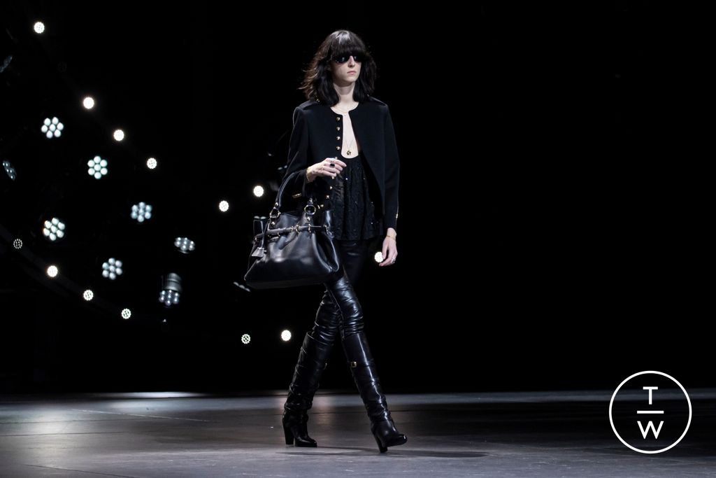 Fashion Week Paris Fall/Winter 2023 look 49 de la collection Celine womenswear