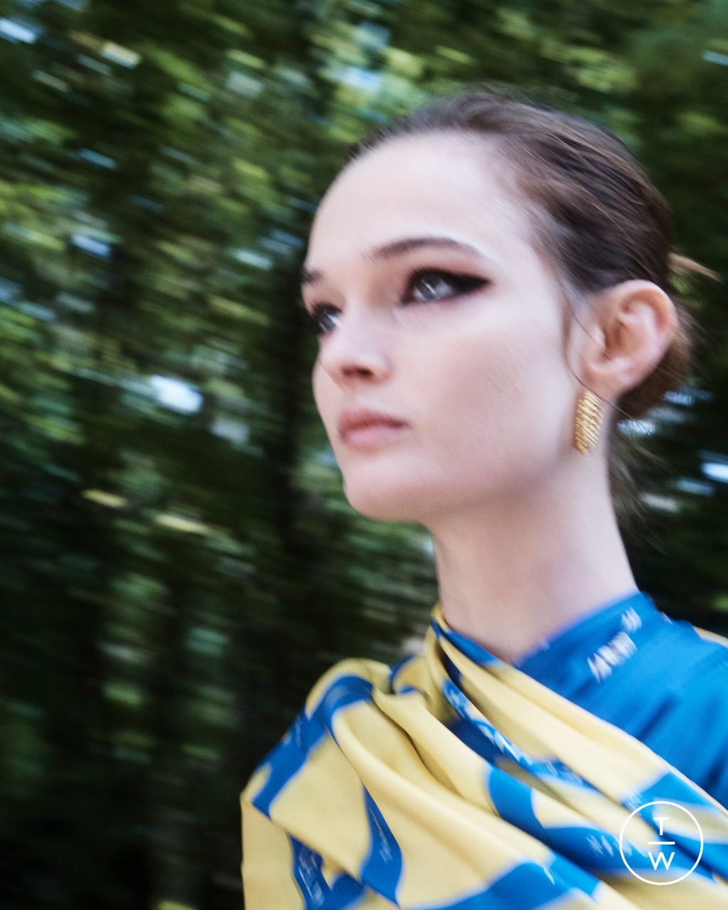 Fashion Week Paris Spring/Summer 2026 look 17 from the Celine collection womenswear accessories