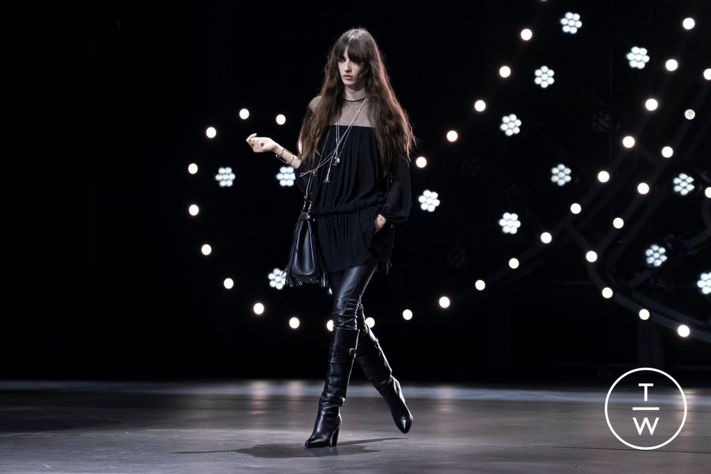 Fashion Week Paris Fall/Winter 2023 look 58 de la collection Celine womenswear