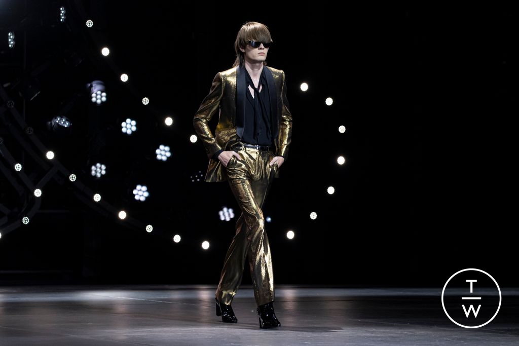 Fashion Week Paris Fall/Winter 2023 look 83 from the Celine collection 男装