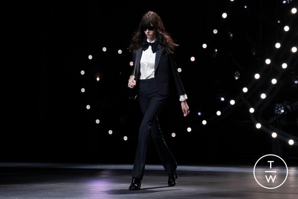 Fashion Week Paris Fall/Winter 2023 look 86 de la collection Celine womenswear