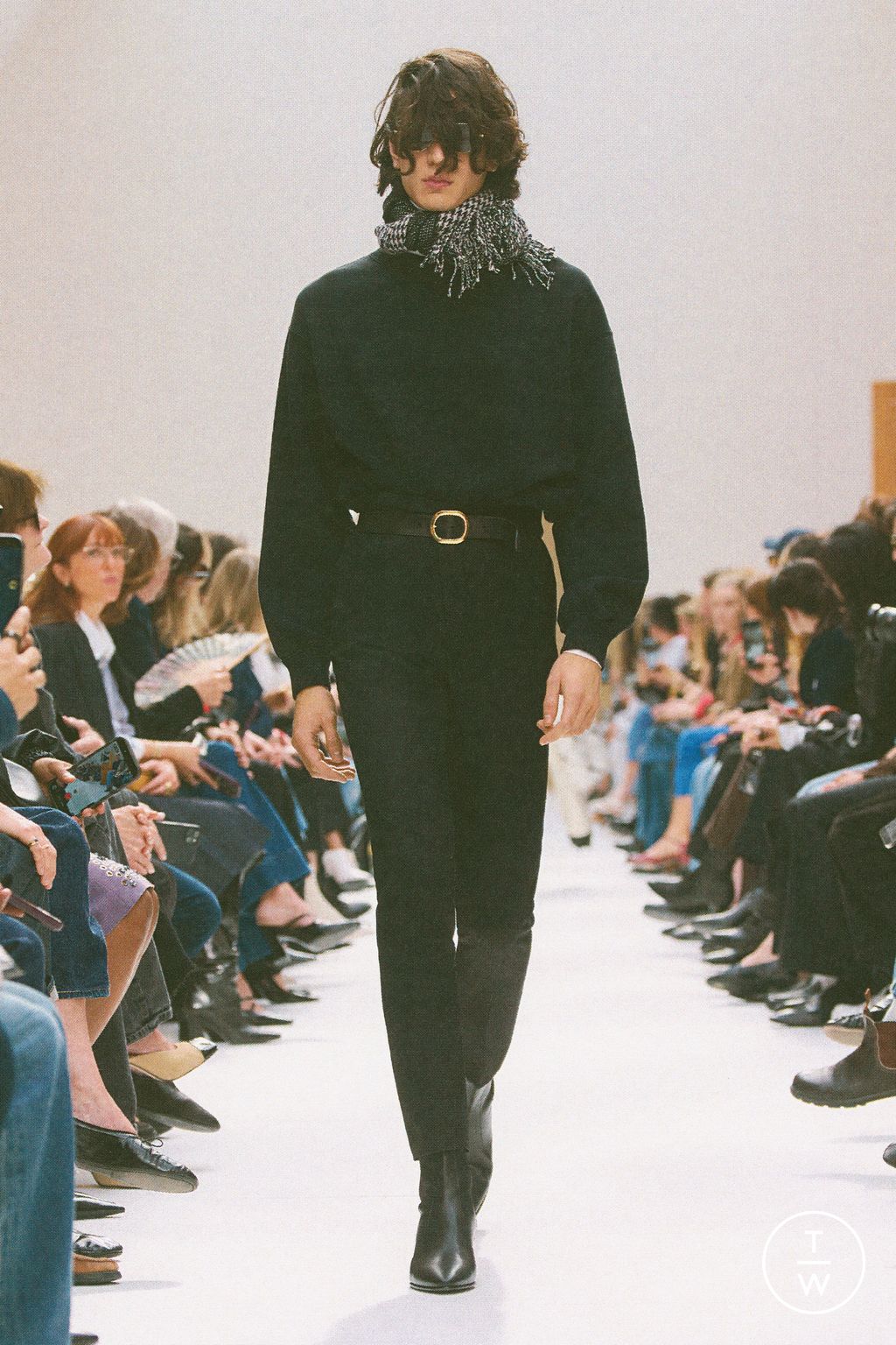 Fashion Week Paris Fall/Winter 2026 look 12 from the Celine collection womenswear