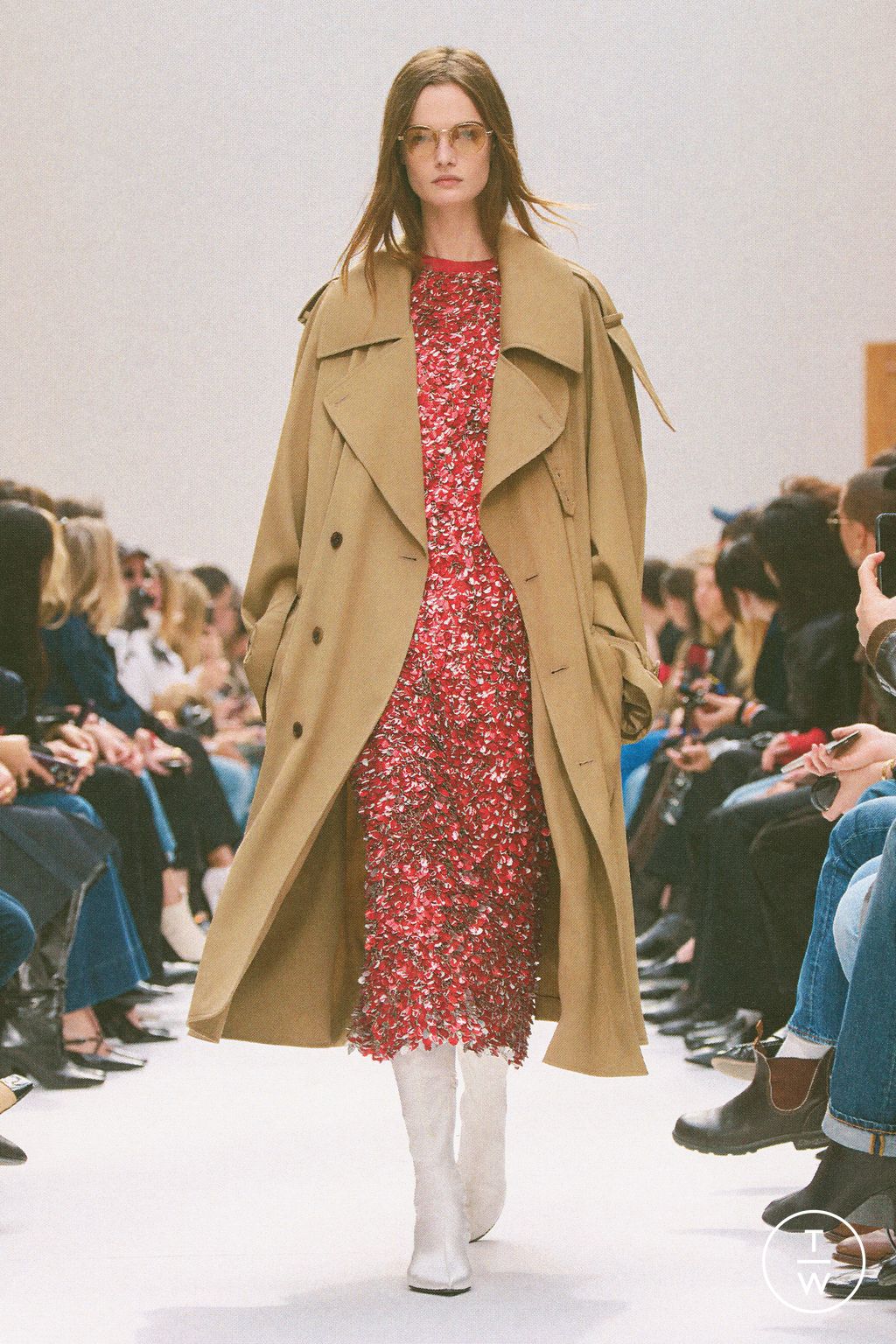 Fashion Week Paris Fall/Winter 2026 look 32 from the Celine collection 女装