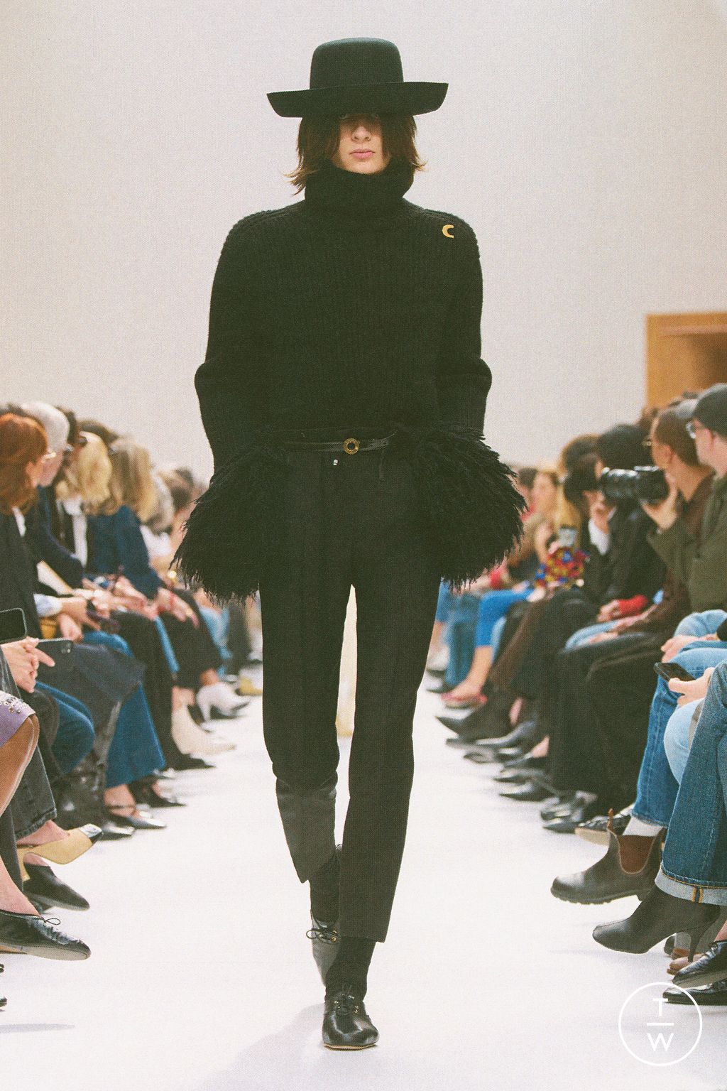 Fashion Week Paris Fall/Winter 2026 look 65 from the Celine collection womenswear