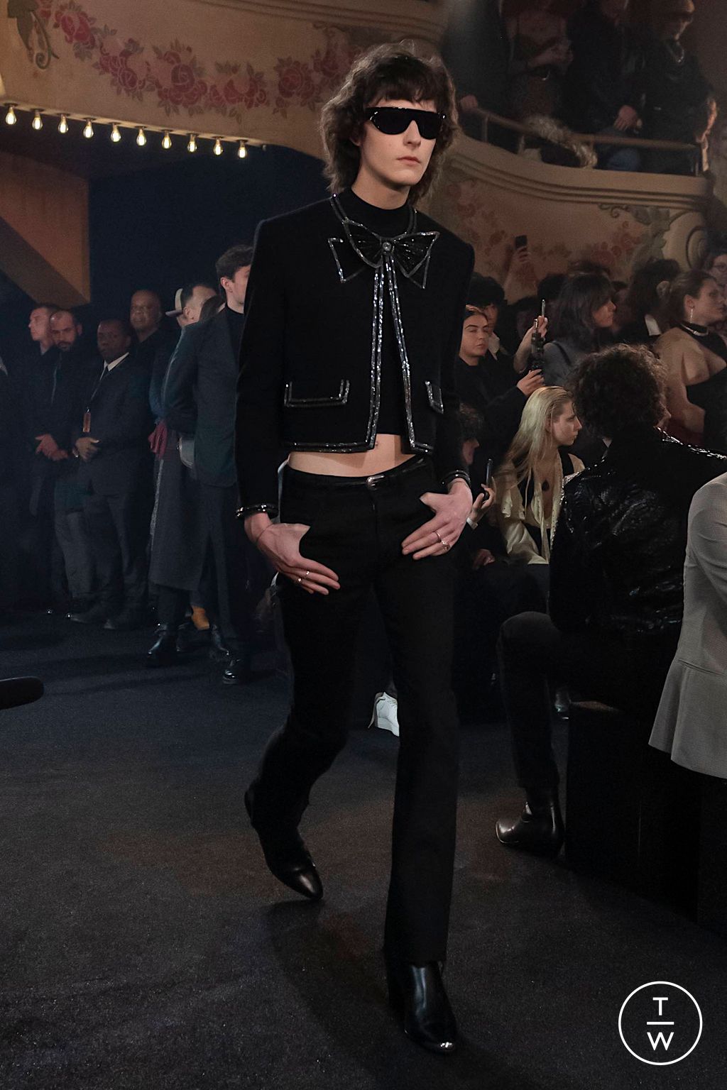 Fashion Week Paris Fall/Winter 2023 look 3 de la collection Celine menswear