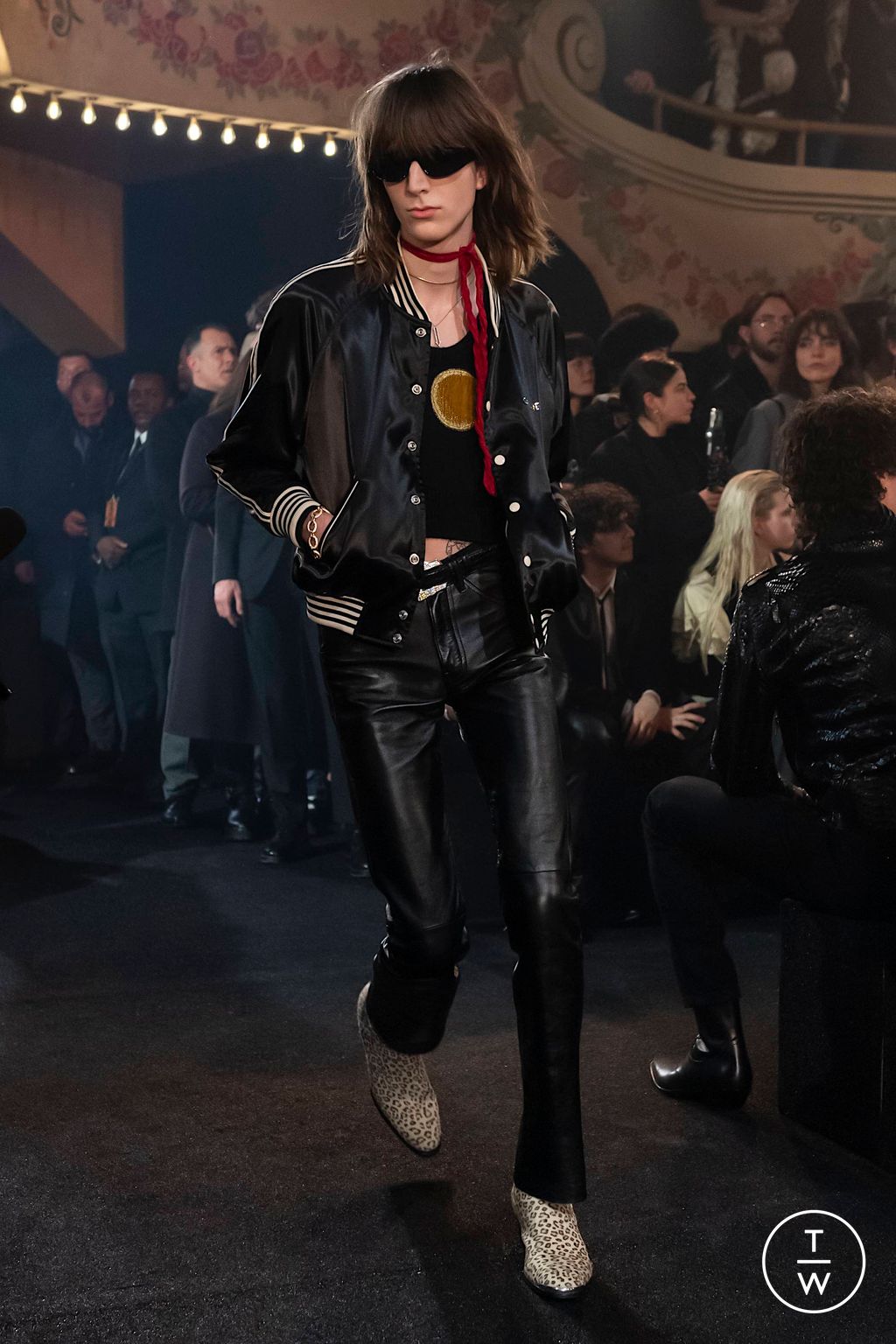 Fashion Week Paris Fall/Winter 2023 look 36 from the Celine collection menswear