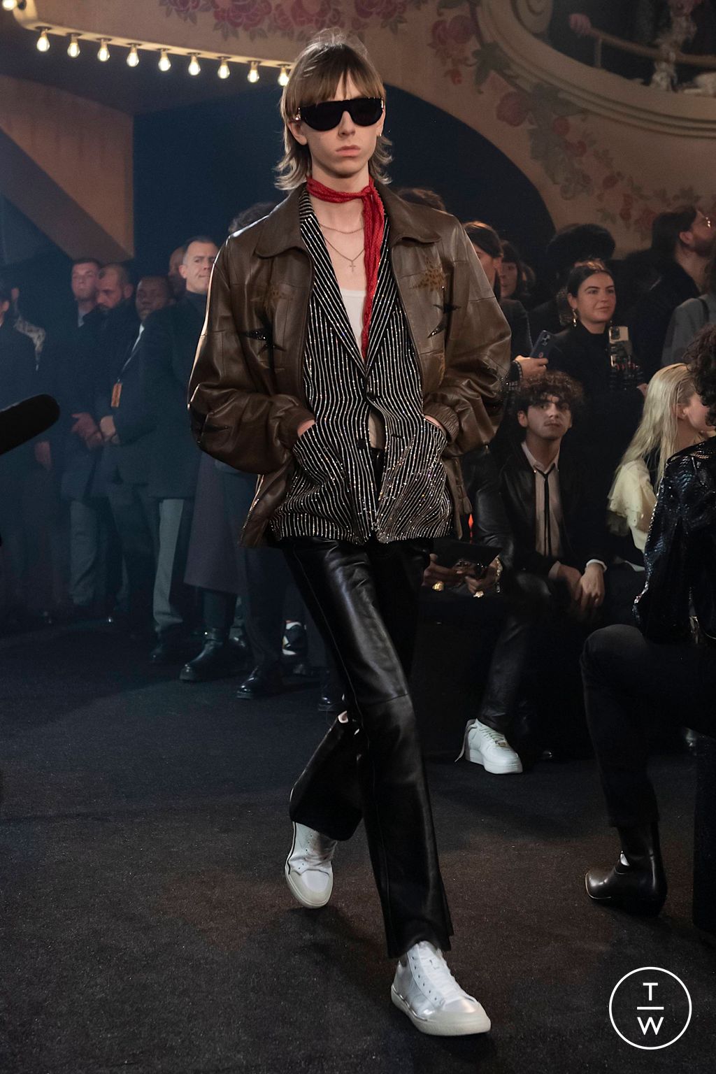 Fashion Week Paris Fall/Winter 2023 look 52 from the Celine collection 男装
