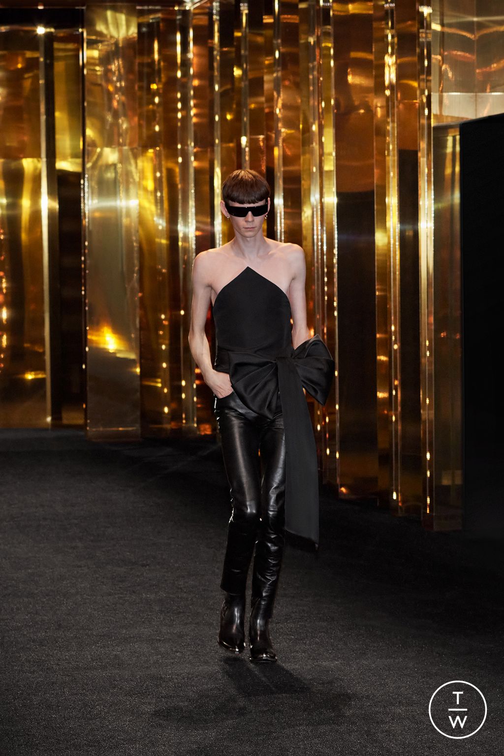 Fashion Week Paris Spring/Summer 2024 look 9 de la collection Celine menswear