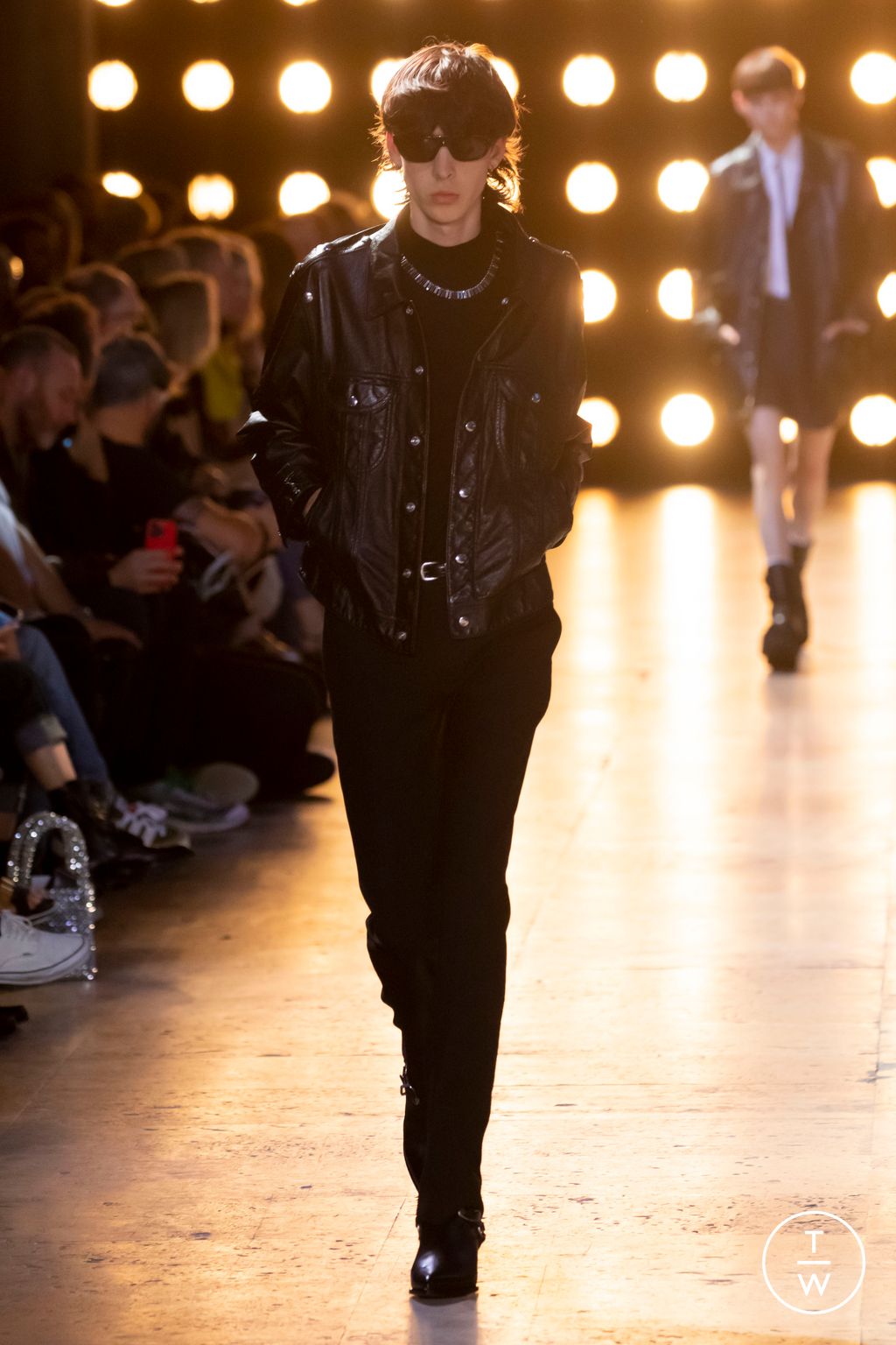 Fashion Week Paris Spring/Summer 2023 look 8 from the Celine collection 男装