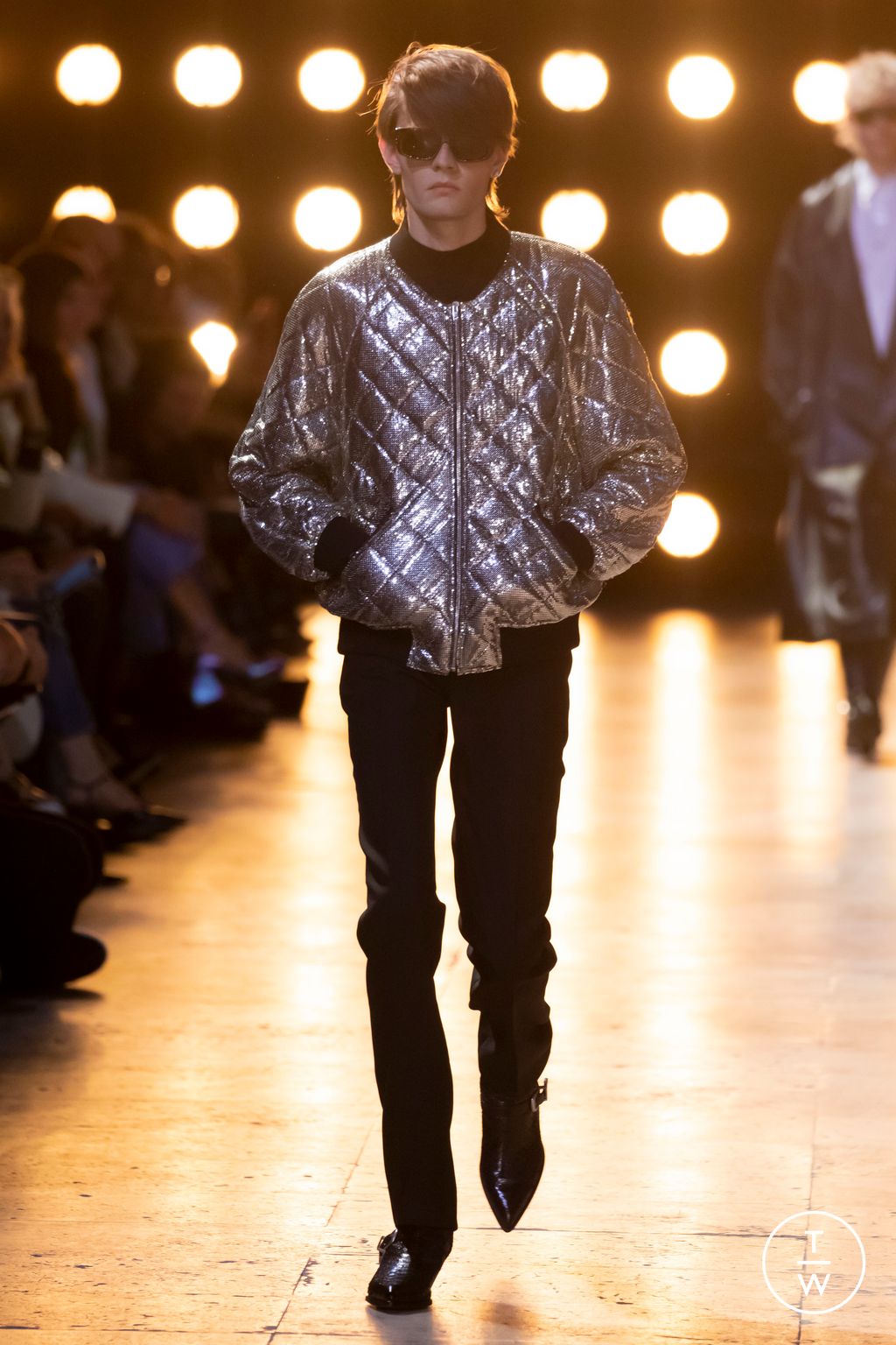 Fashion Week Paris Spring/Summer 2023 look 11 from the Celine collection 男装
