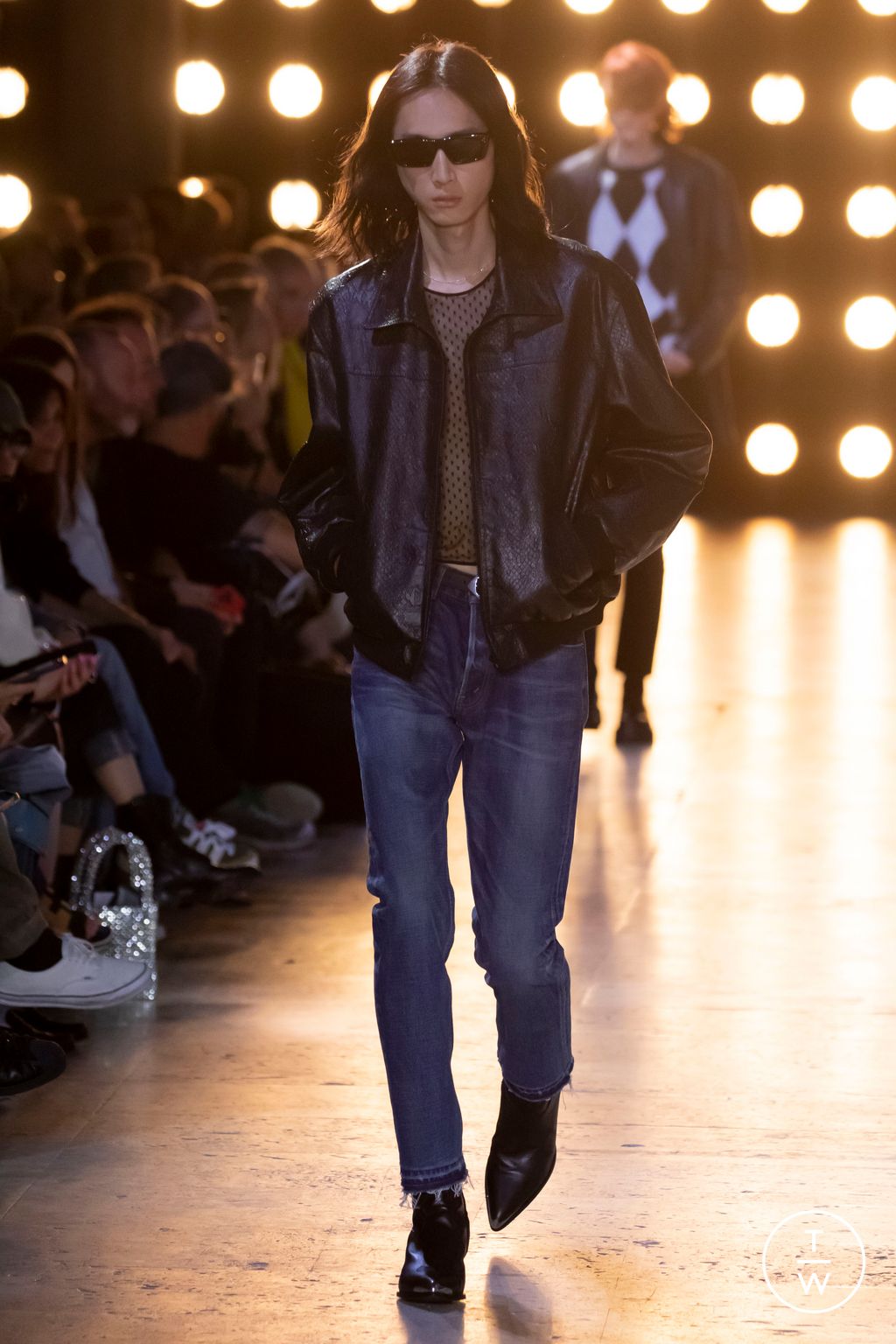 Fashion Week Paris Spring/Summer 2023 look 18 from the Celine collection 男装