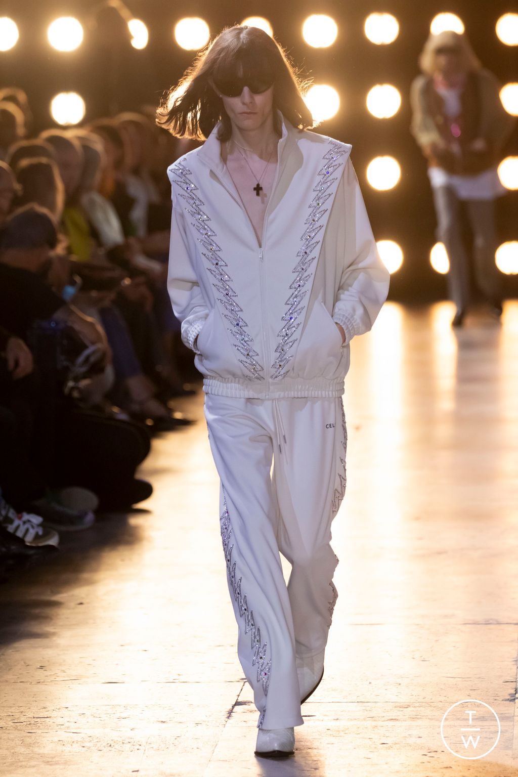 Fashion Week Paris Spring/Summer 2023 look 25 from the Celine collection menswear