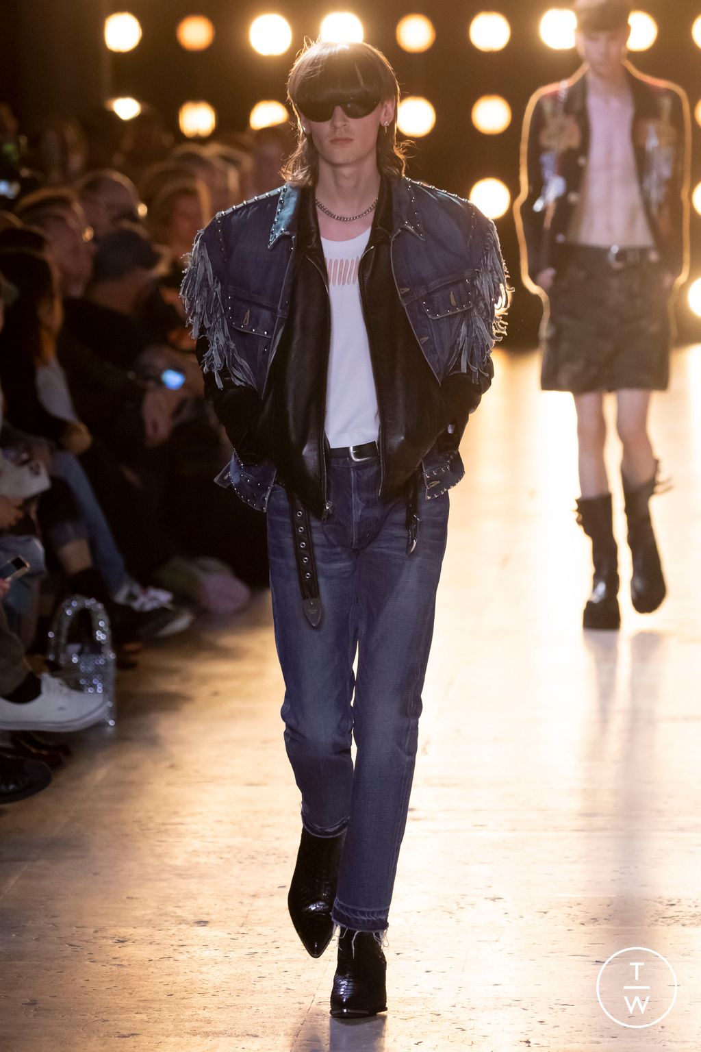 Fashion Week Paris Spring/Summer 2023 look 40 from the Celine collection 男装
