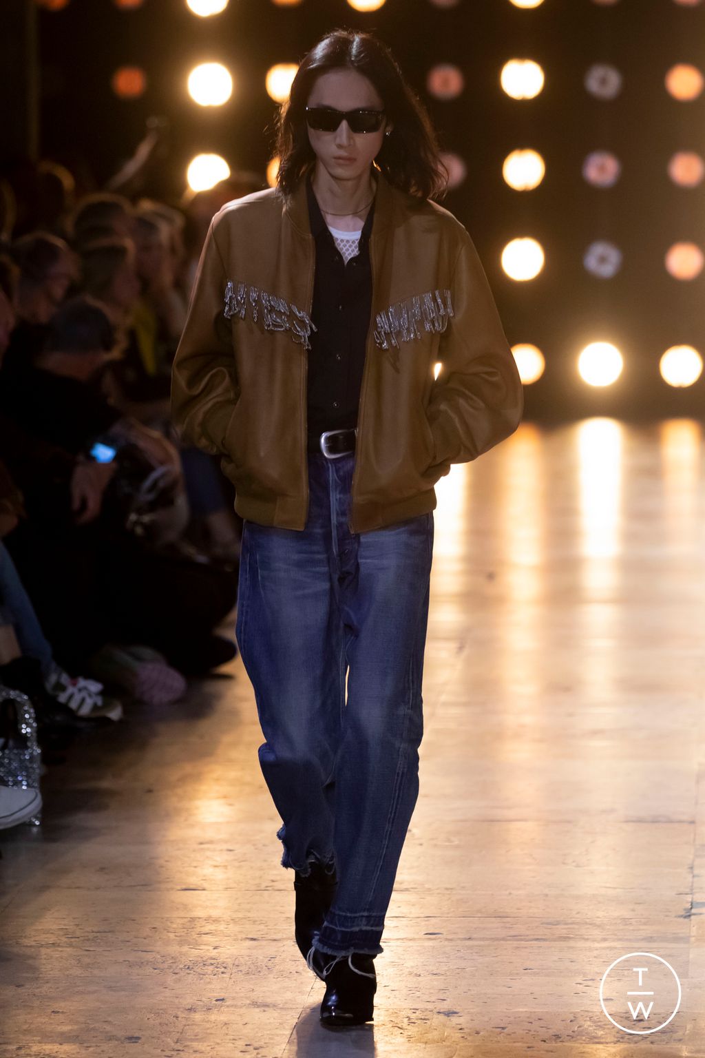Fashion Week Paris Spring/Summer 2023 look 42 from the Celine collection menswear