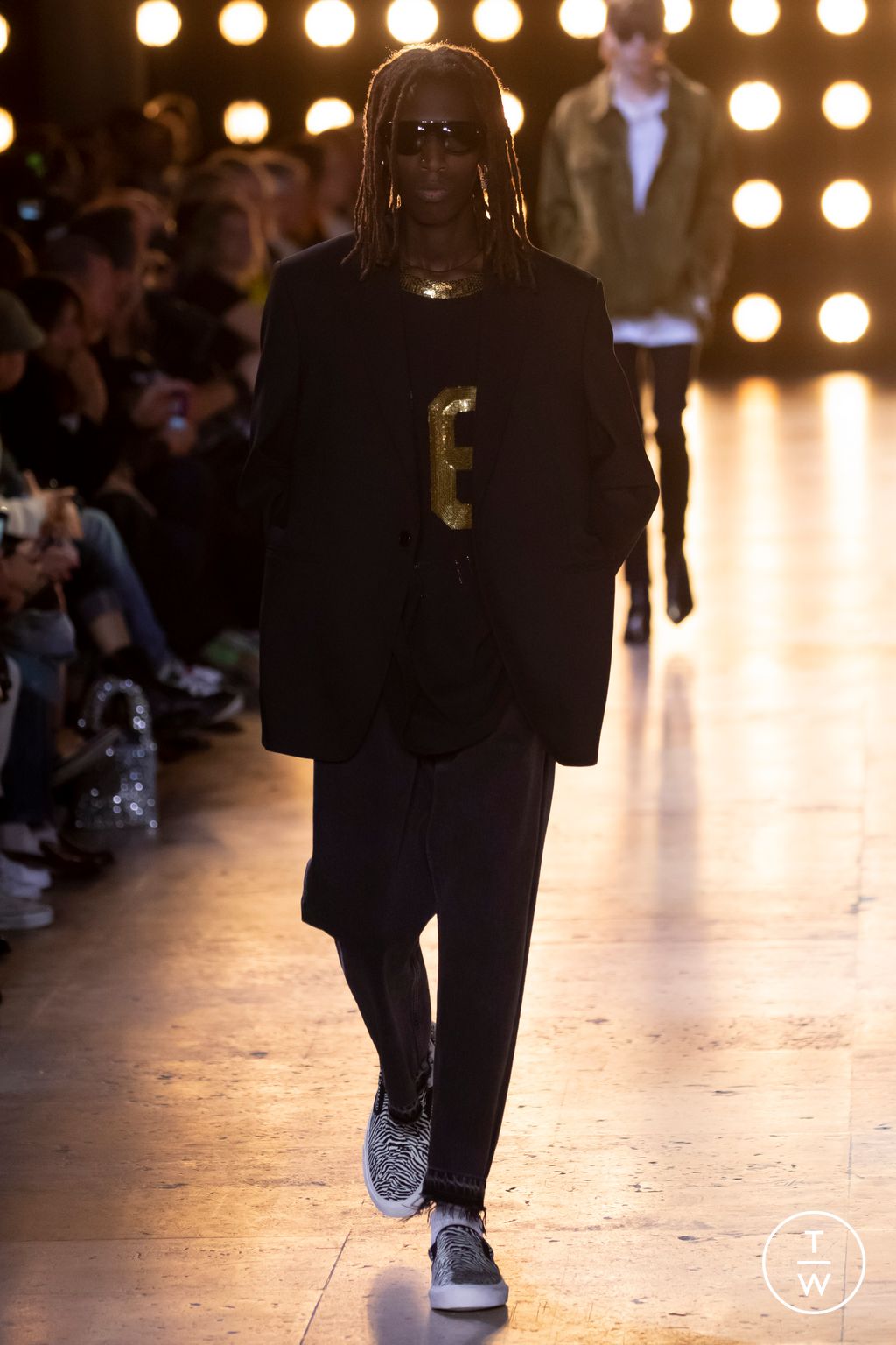 Fashion Week Paris Spring/Summer 2023 look 46 from the Celine collection menswear