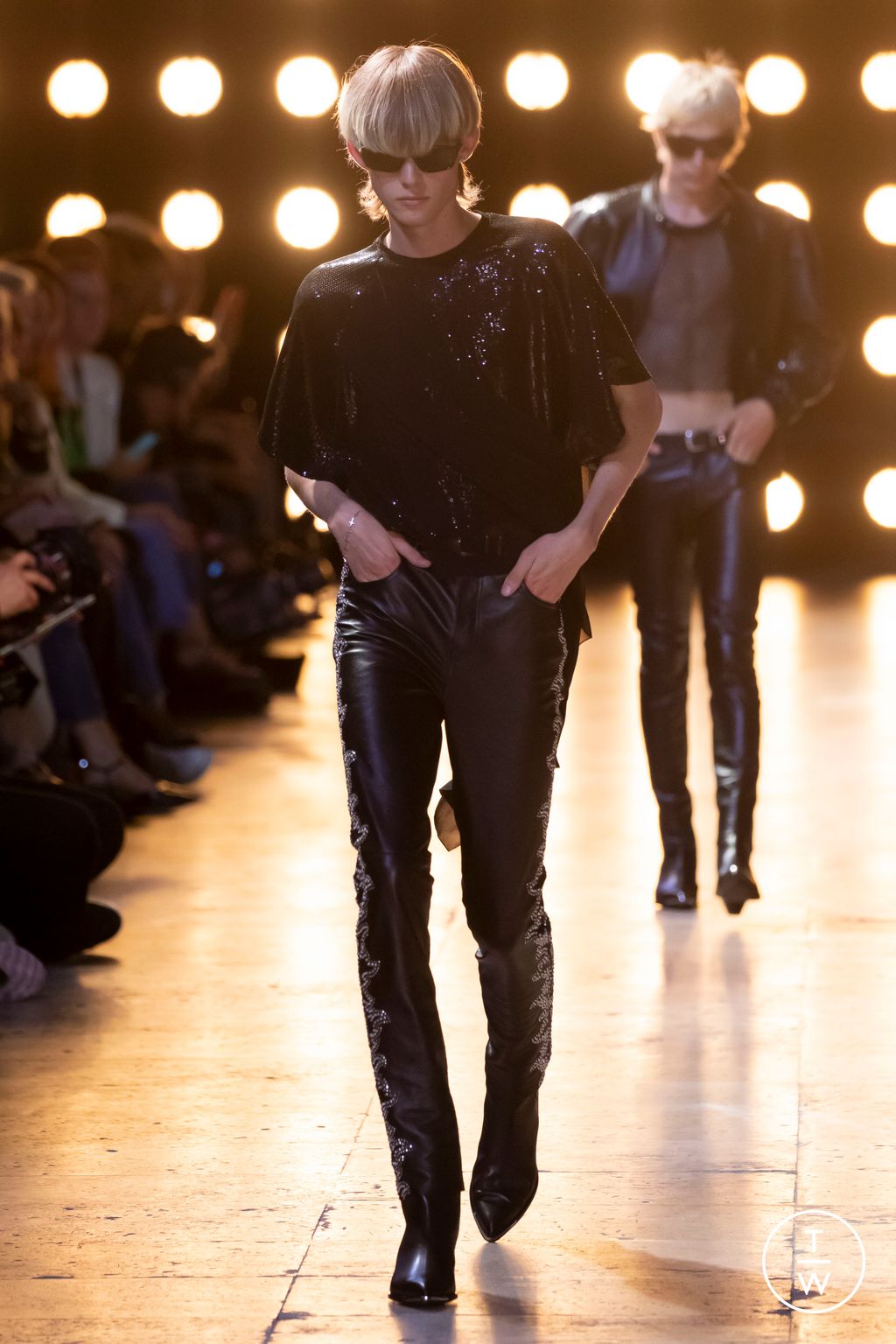 Fashion Week Paris Spring/Summer 2023 look 59 from the Celine collection 男装