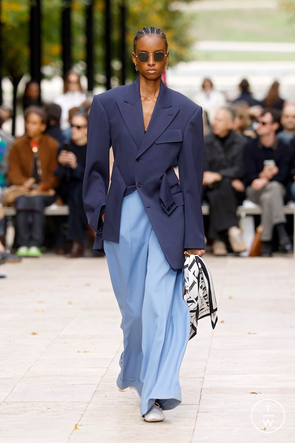 Fashion Week Paris Spring/Summer 2026 look 13 from the Celine collection womenswear