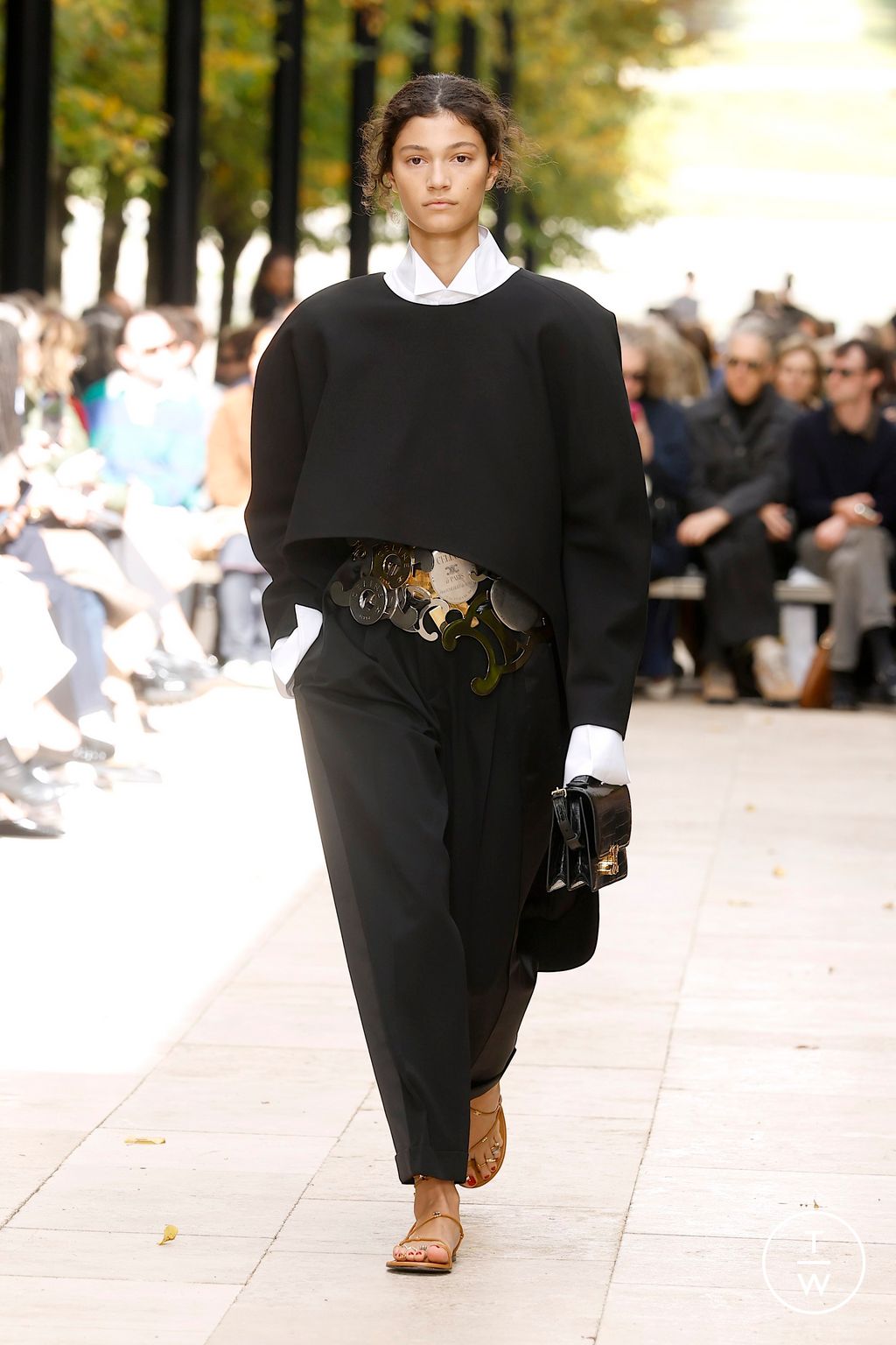 Fashion Week Paris Spring/Summer 2026 look 59 from the Celine collection womenswear