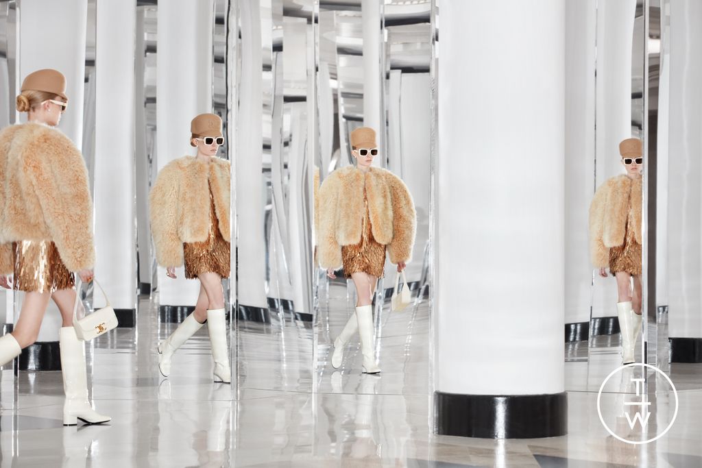 Fashion Week Paris Fall/Winter 2024 look 26 from the Celine collection womenswear