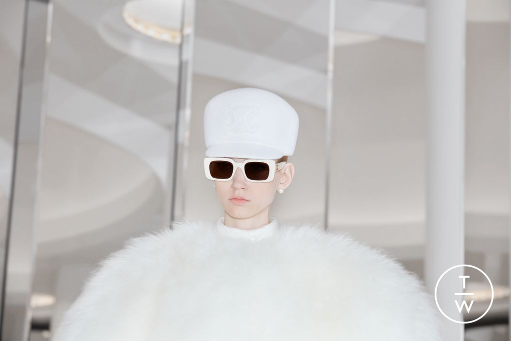 Fashion Week Paris Fall/Winter 2024 look 50 from the Celine collection womenswear