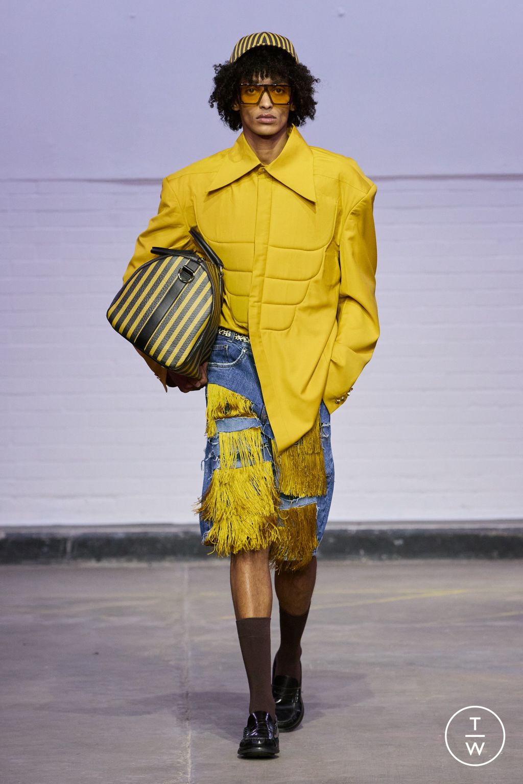 Fashion Week London Fall/Winter 2026 look 99 from the Central Saint Martins collection womenswear
