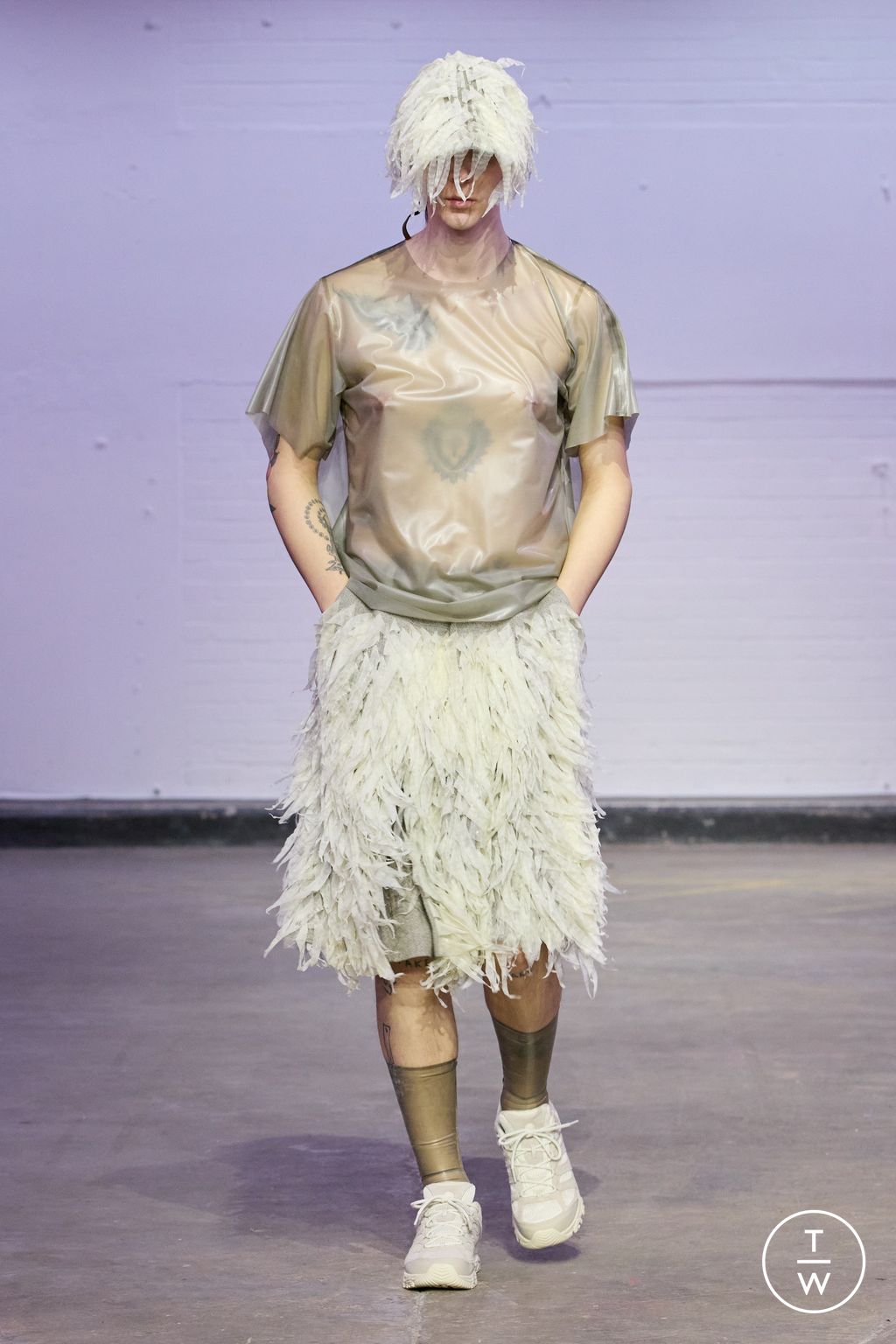 Fashion Week London Fall/Winter 2026 look 165 from the Central Saint Martins collection womenswear