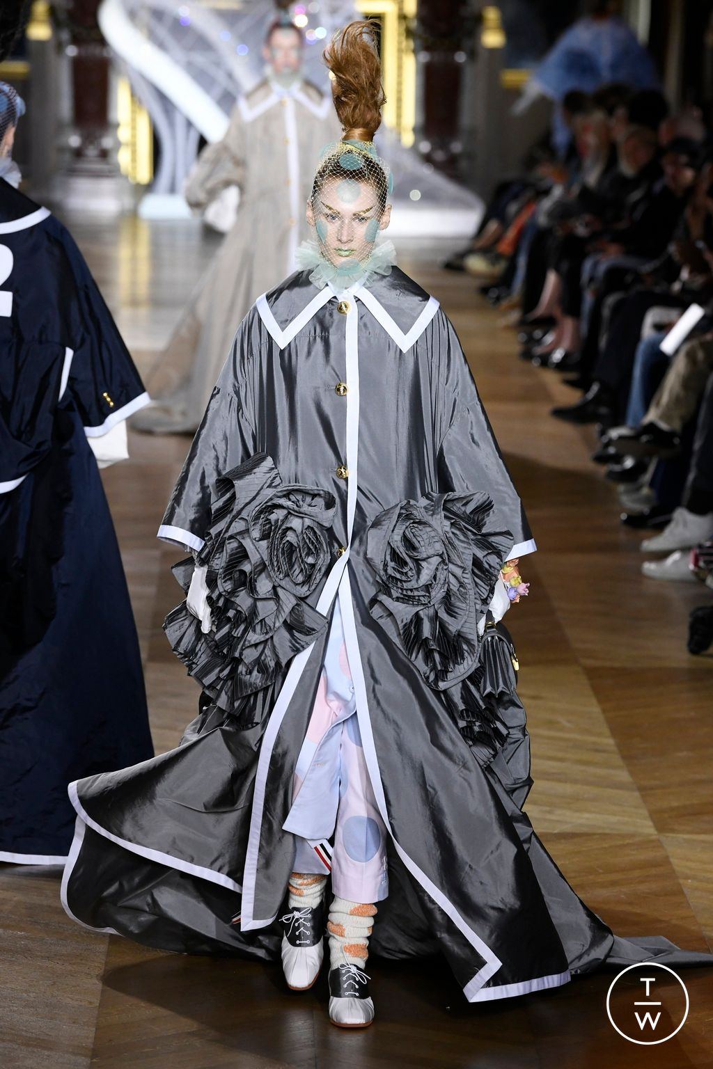 Fashion Week Paris Spring/Summer 2023 look 11 from the Thom Browne collection womenswear