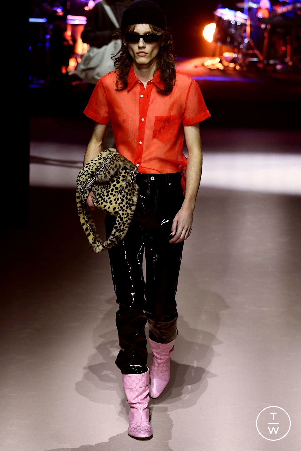 Fashion Week Milan Fall/Winter 2023 look 32 de la collection Gucci menswear