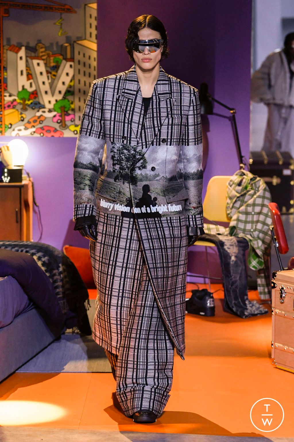 Fashion Week Paris Fall/Winter 2023 look 30 de la collection Louis Vuitton menswear