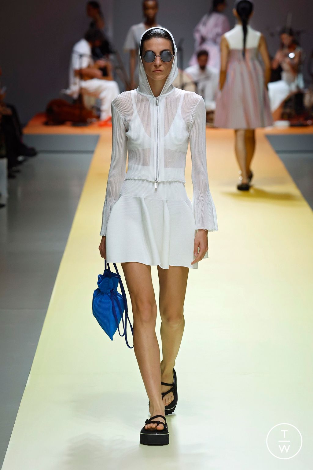Fashion Week Paris Spring/Summer 2025 look 17 from the CFCL collection womenswear