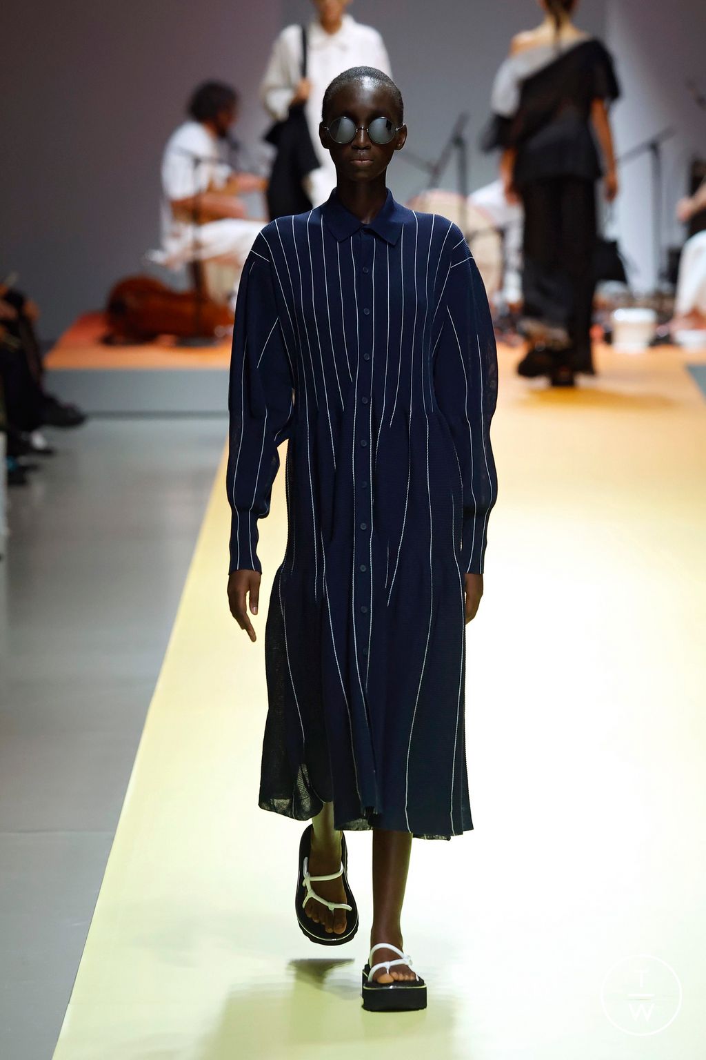Fashion Week Paris Spring/Summer 2025 look 21 from the CFCL collection womenswear