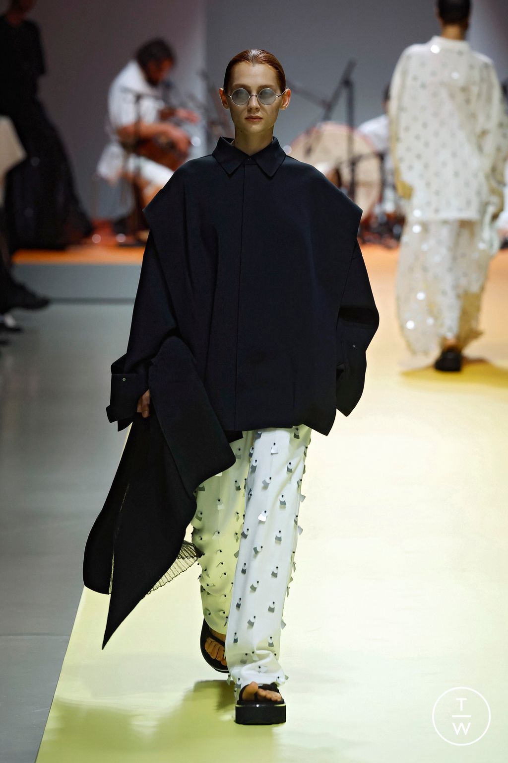 Fashion Week Paris Spring/Summer 2025 look 25 from the CFCL collection womenswear
