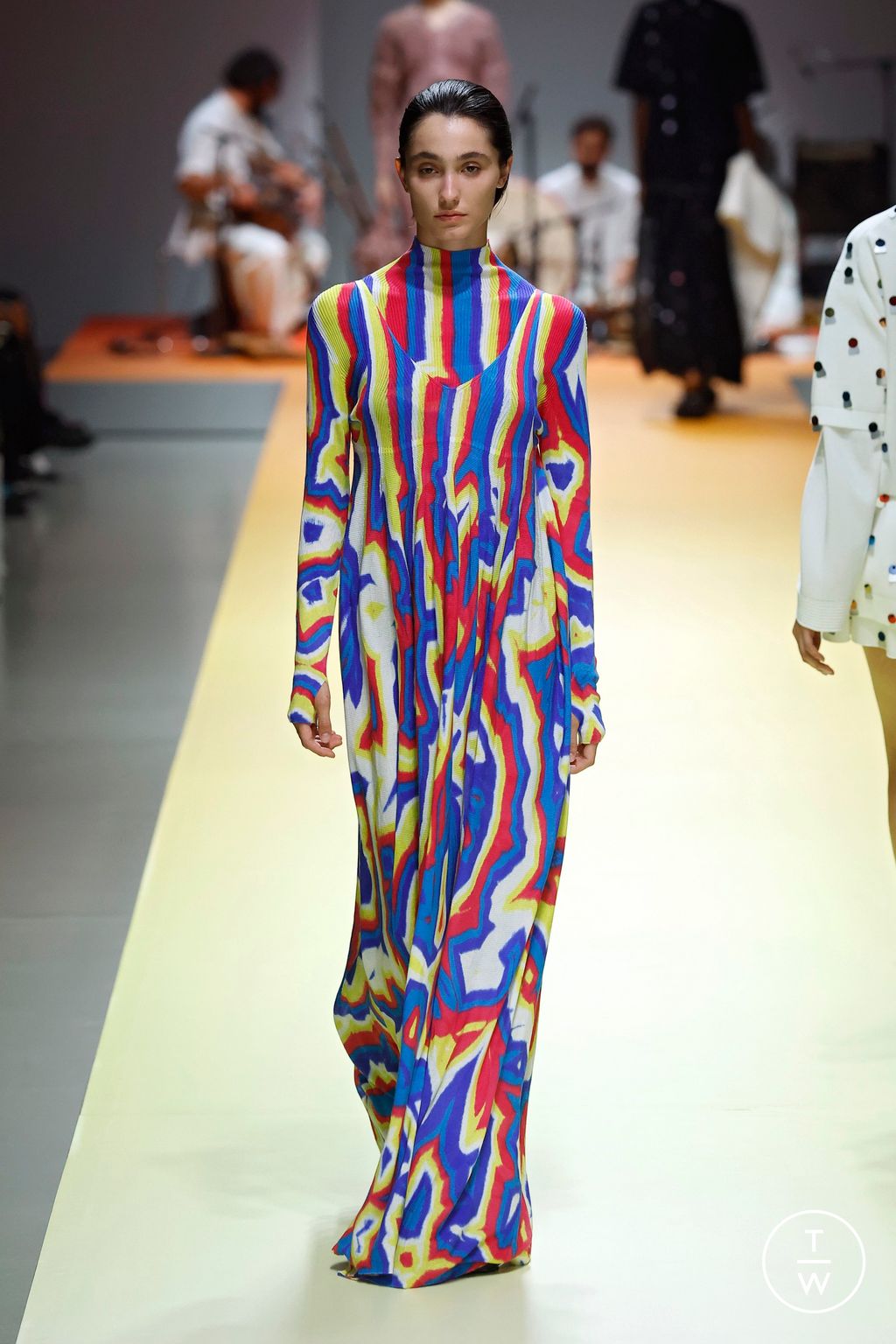 Fashion Week Paris Spring/Summer 2025 look 28 from the CFCL collection womenswear