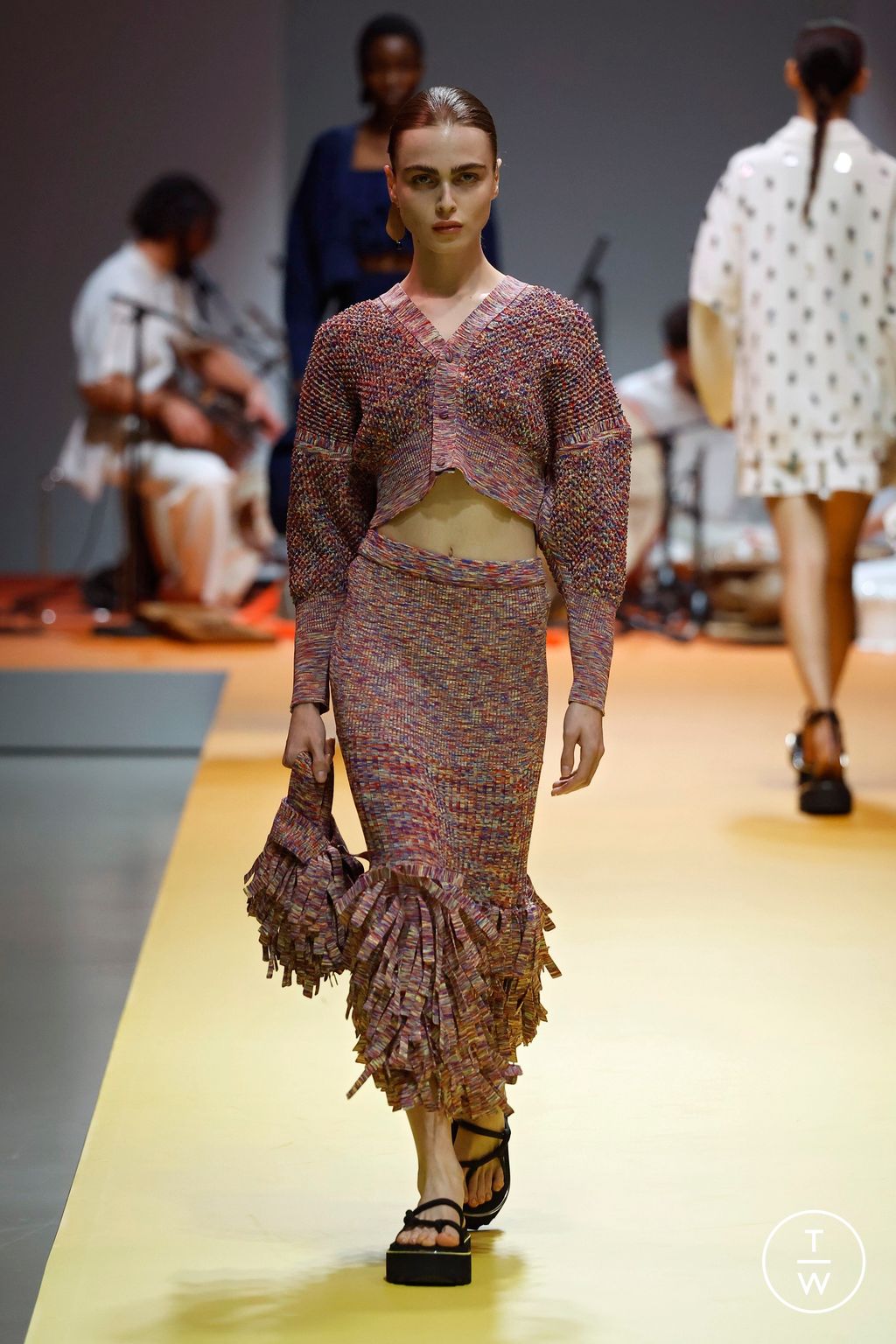 Fashion Week Paris Spring/Summer 2025 look 29 from the CFCL collection womenswear