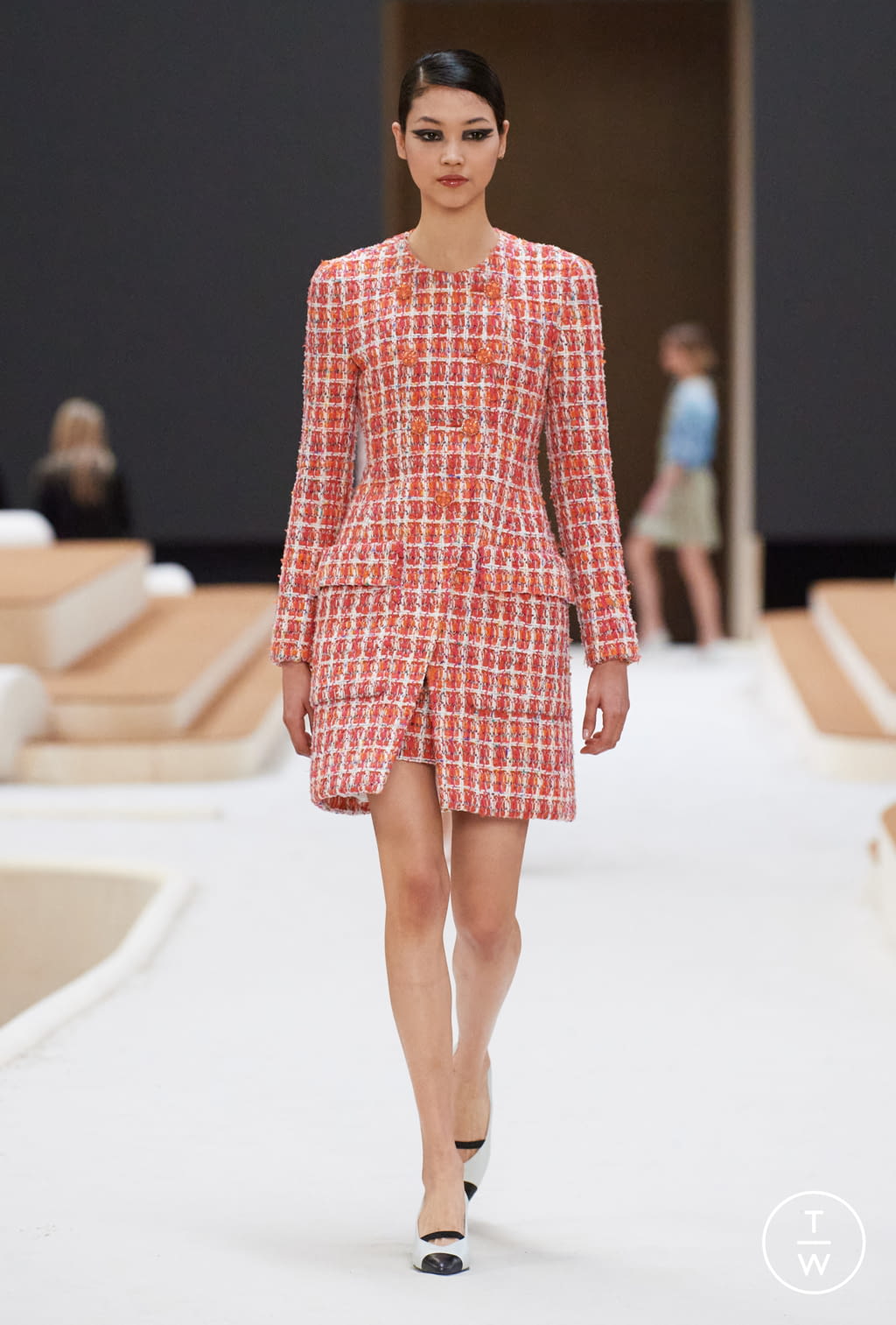 Fashion Week Paris Spring/Summer 2022 look 10 from the Chanel collection 高级定制