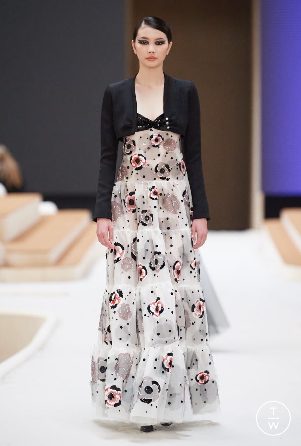 Fashion Week Paris Spring/Summer 2022 look 28 de la collection Chanel couture