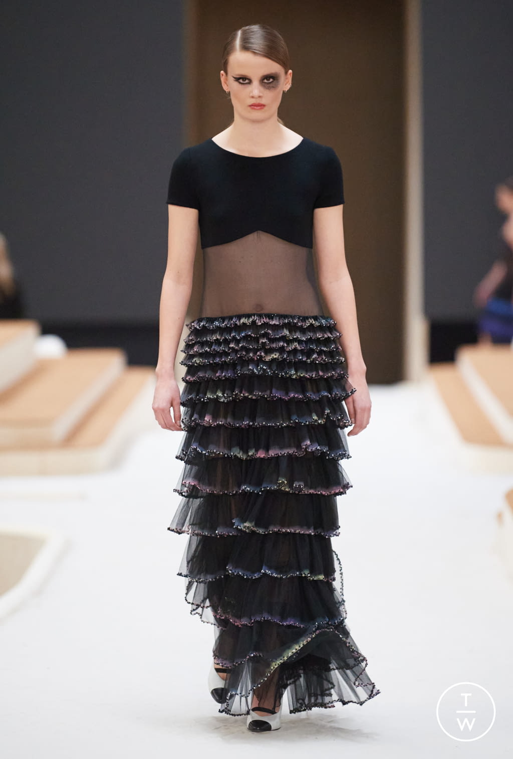 Fashion Week Paris Spring/Summer 2022 look 30 de la collection Chanel couture