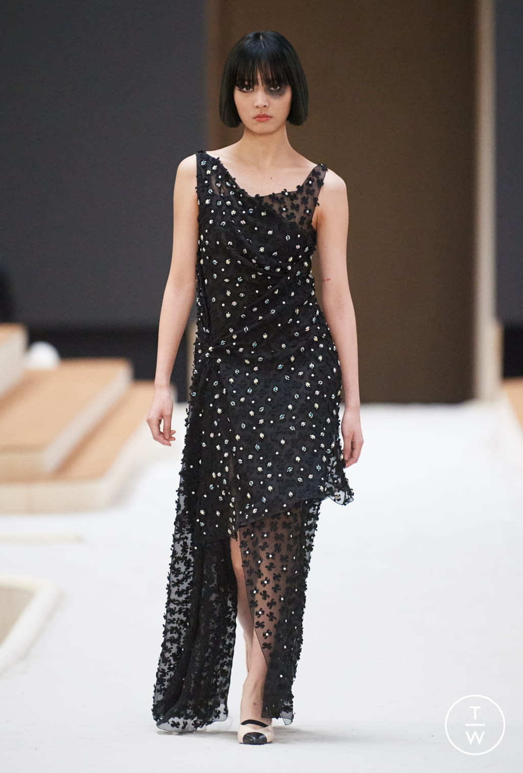 Fashion Week Paris Spring/Summer 2022 look 34 de la collection Chanel couture