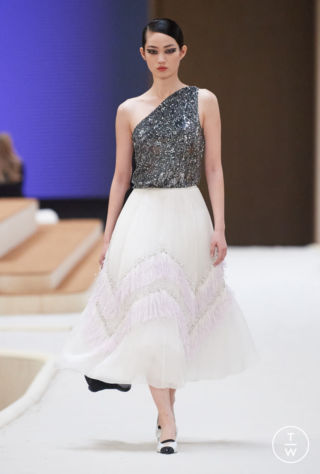 Fashion Week Paris Spring/Summer 2022 look 42 from the Chanel collection couture