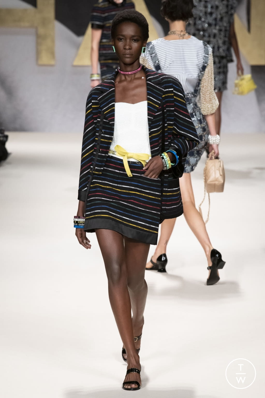 Fashion Week Paris Spring/Summer 2022 look 30 from the Chanel collection 女装