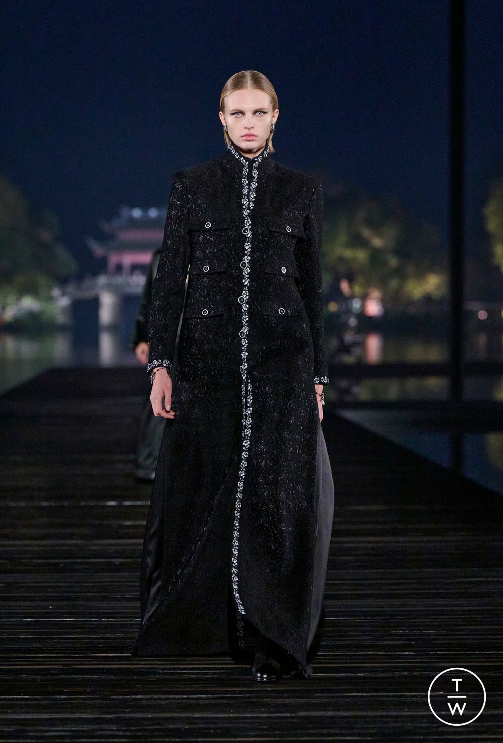 Fashion Week Paris Pre-Fall 2025 look 2 from the Chanel collection womenswear
