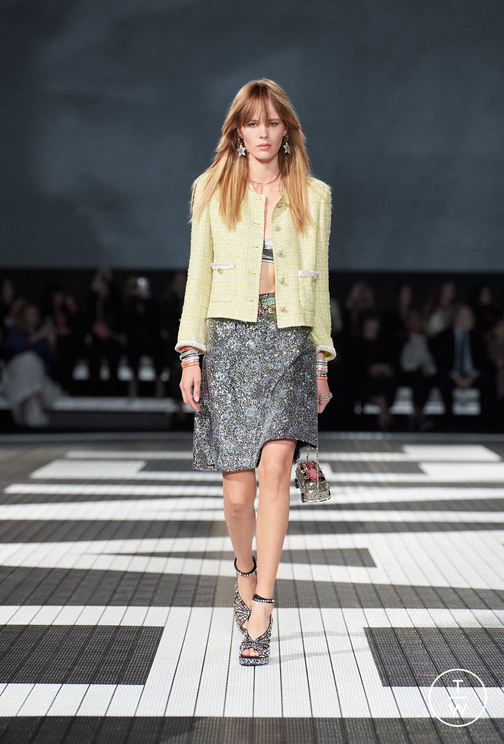 Fashion Week Paris Resort 2024 look 7 de la collection Chanel womenswear