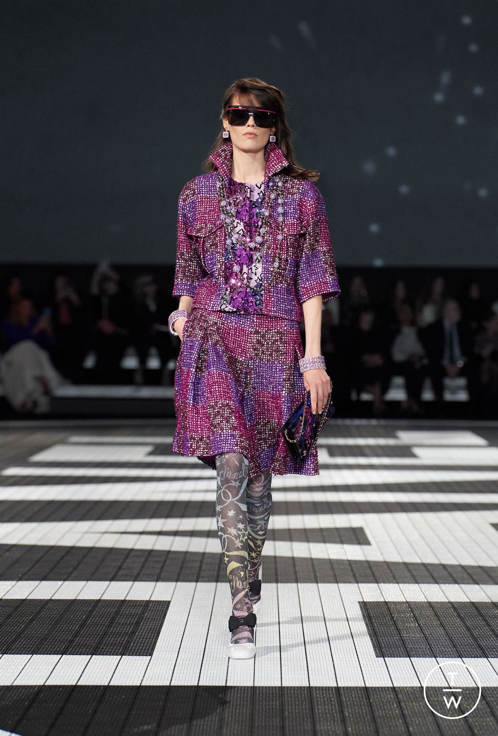 Fashion Week Paris Resort 2024 look 40 from the Chanel collection 女装