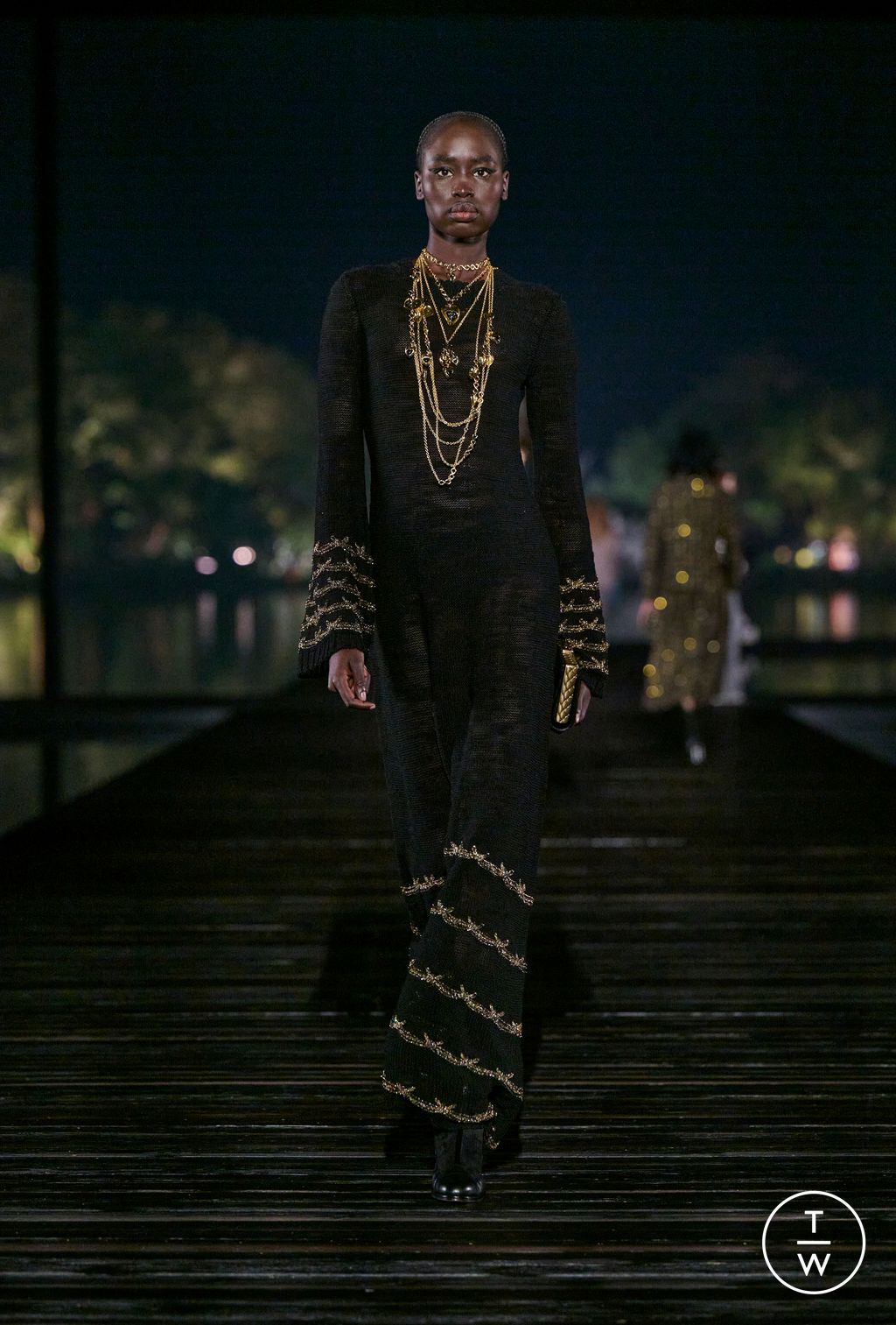 Fashion Week Paris Pre-Fall 2025 look 44 from the Chanel collection womenswear