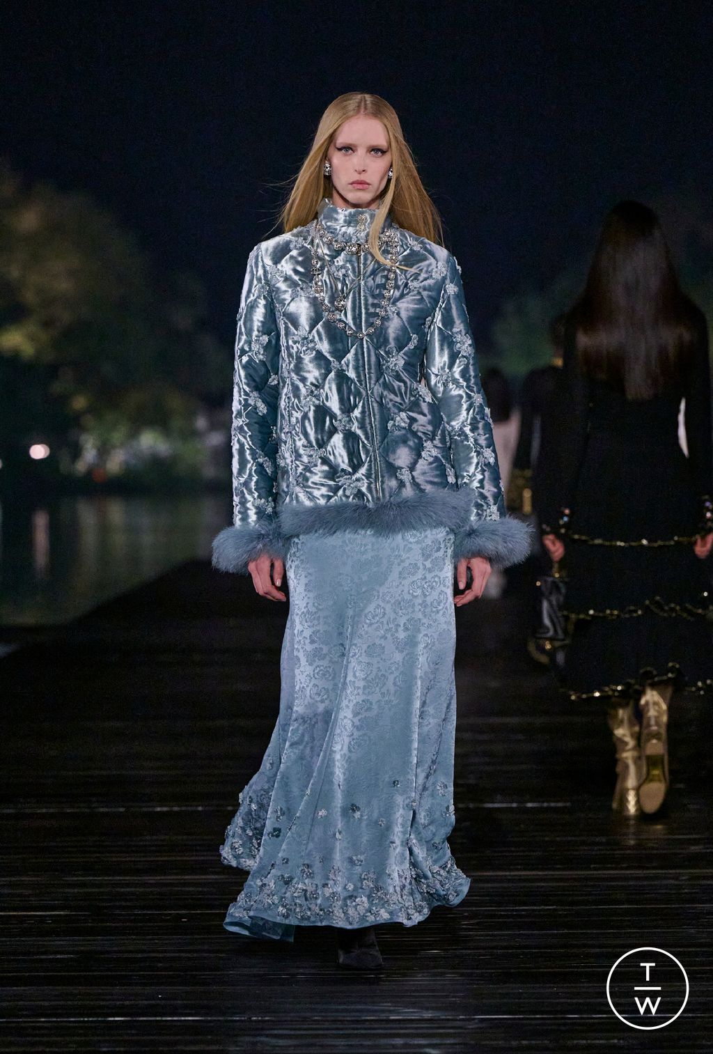 Fashion Week Paris Pre-Fall 2025 look 61 from the Chanel collection womenswear