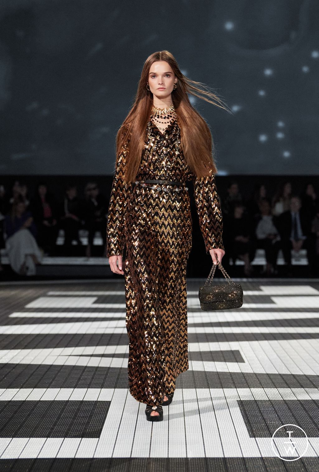 Fashion Week Paris Resort 2024 look 70 de la collection Chanel womenswear