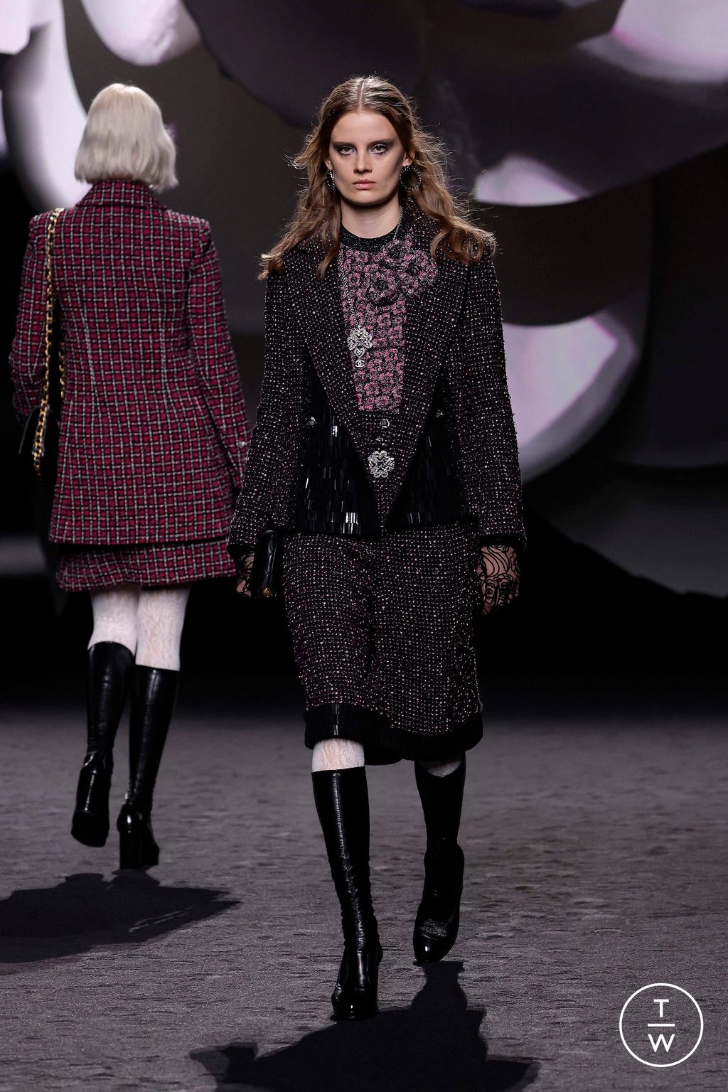 Fashion Week Paris Fall/Winter 2023 look 46 de la collection Chanel womenswear