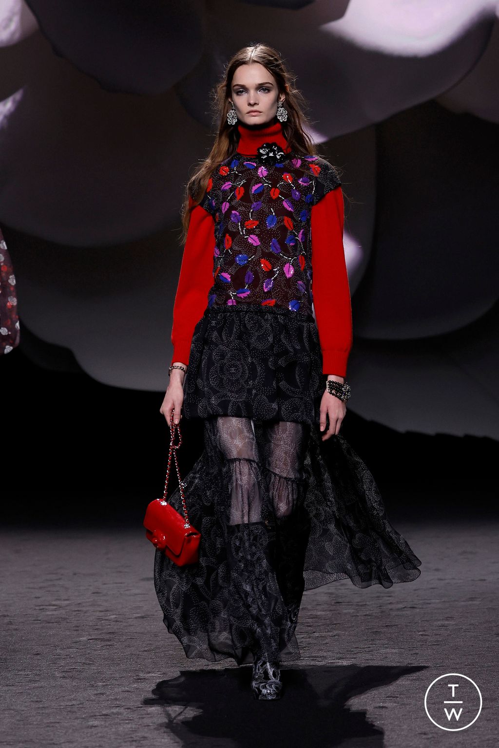 Fashion Week Paris Fall/Winter 2023 look 65 de la collection Chanel womenswear