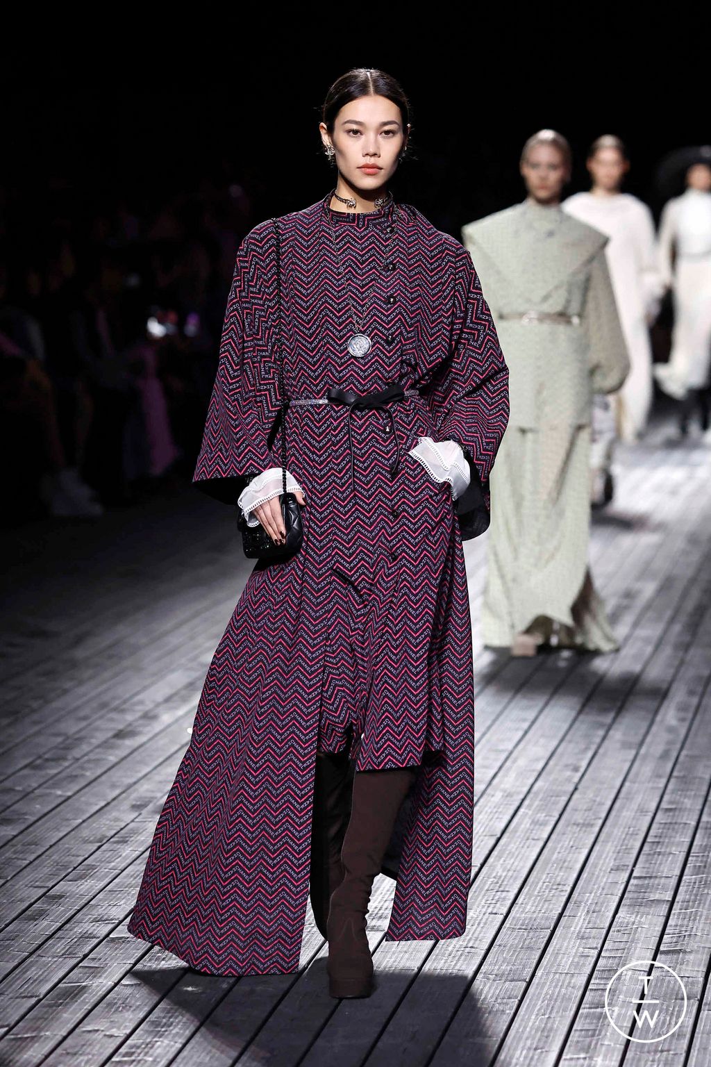 Fashion Week Paris Fall/Winter 2024 look 58 from the Chanel collection 女装